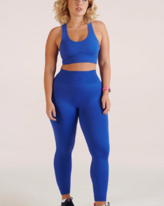 Calça Legging Seamless Basic Lupo Azul Anil - 71756 2783