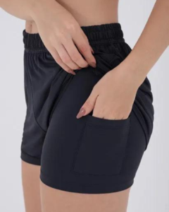 Short Curto Lupo AF Malha Preto - 76393 9990 - loja online