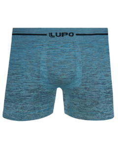 Cueca Lupo Boxer Microfibra sem Costura Aqua Azul - 00663 040 2151