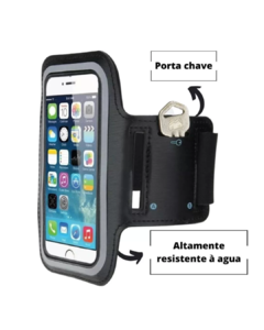 Pochete/Braçadeira Cinza de Celular para Corrida - comprar online