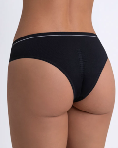 Calcinha Lupo Clássica Basic Adulto Preta - 40312 9990 - comprar online