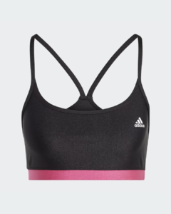 Top Adidas Latin Fit Colorblock Preto/Rosa - HY3349 - USE TOUCH 