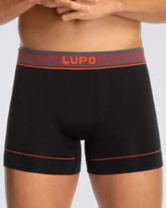 Cueca Lupo Boxer Microfibra sem Costura Preta - 00766 007 9990