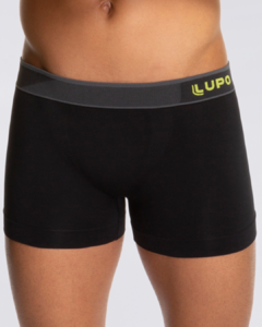 Cueca Lupo Boxer Microfibra sem Costura Preta - 00766 011 9990