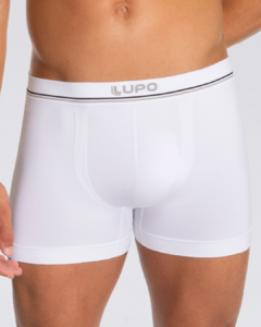 Cueca Lupo Boxer Microfibra sem Costura Branca - 00436 003 1130