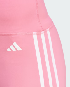 Calça Legging Adidas Essentials 3 Listras Rosa - HY4163 na internet