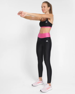 Legging Adidas Performance Latin Fit Colorblock Preta - IA7121 na internet