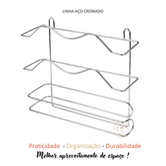 Porta Rolo Papel Toalha Aluminio PVC - loja online