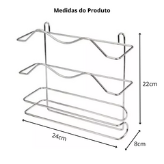 Porta Rolo Papel Toalha Aluminio PVC - La Nacasa Utilidades