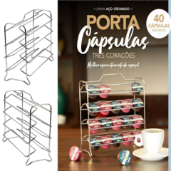 Porta Capsula TRÊS CORAÇÕES 40 Capsulas - loja online