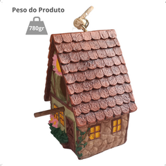 Casa Casinha de Passarinho Verde Nicho Abrigo Resina Passaro livre Funcional e Decorativa - La Nacasa - La Nacasa Utilidades