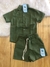 Conjunto Infantil Masculino Em Linho - Verde