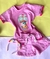 Conjunto Infantil Rosa Com Tiara