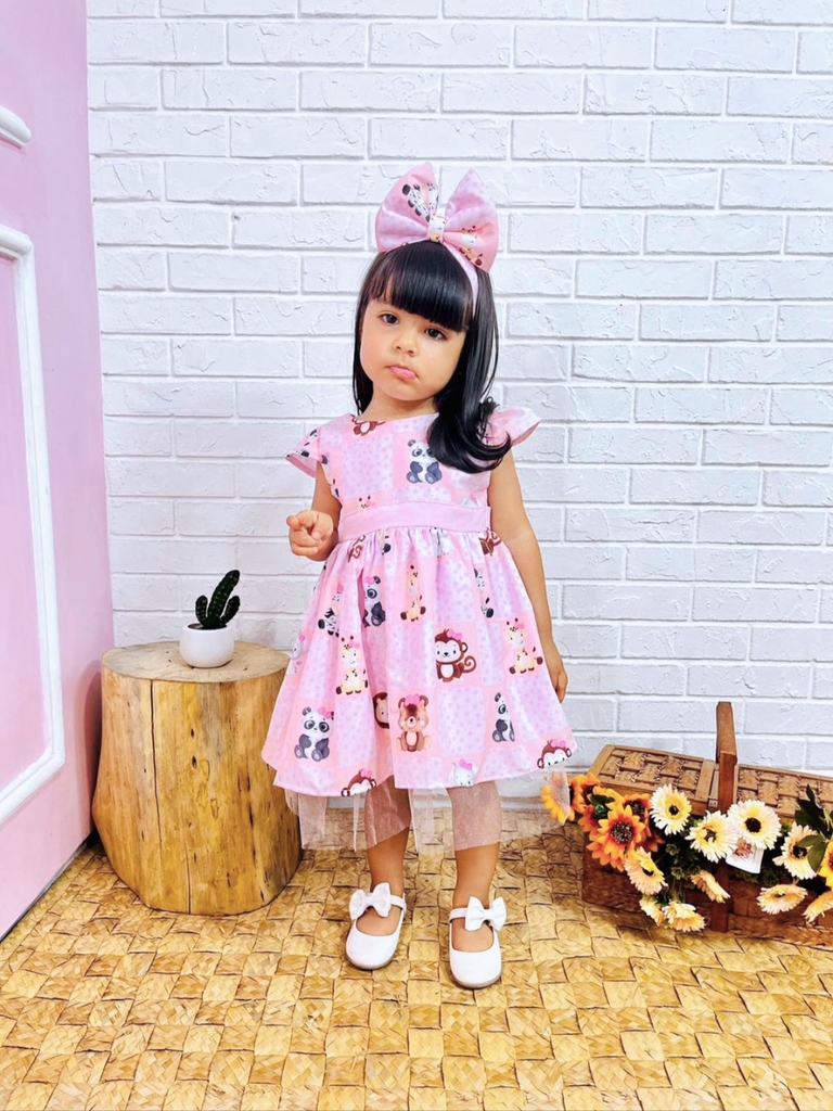 Vestido infantil shops tematico