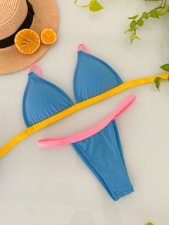 Bikini Marquinha fixo Azul