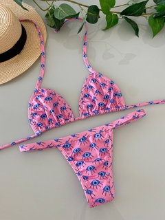 Bikini Marquinha de fita Estampa