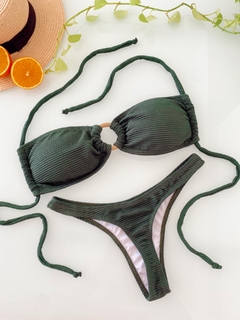 Bikini Grécia Verde Militar - comprar online