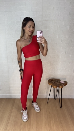 Conjunto Comfort Calça Nula Manga Vermelho