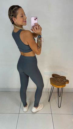 Conjunto comfort Calça bolso Grafite na internet