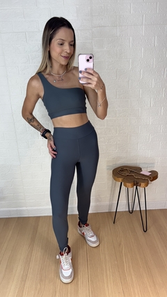 Conjunto Comfort Calça Nula Manga Chumbo