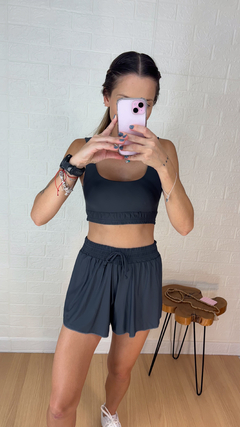 Conjunto Short Comfort Chumbo - loja online