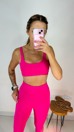 Conjunto basic calça bolso Pink - comprar online