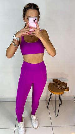 Conjunto basic calça bolso Uva - Borane store