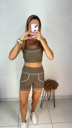 Conjunto short Gabi Capuccino na internet