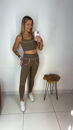 Conjunto calça Gabi Capuccino - loja online