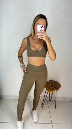 Conjunto calça Julia Capuccino - Borane store