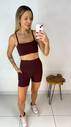 Conjunto Slim Marrom - loja online