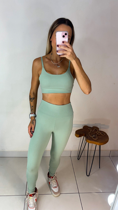 Conjunto calça basic Verde olíva claro - Borane store