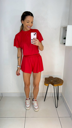 Conjunto Vibe Vermelho na internet