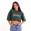 Cropped Approve New Classic Verde/Bege