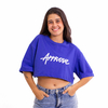Cropped Approve Bold New Classic Azul Royal