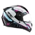 Casco MAC Bass Zeppelin Blanco Rosa Turquesa - comprar online