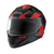 Casco MAC Speed Inferno Negro Rojo Mate