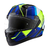 Casco MAC Bass Nirvana Azul Amarillo