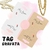 Tag Kraft Gravata Colar Personalizada 4,8x8,8cm - MSRDESIGNER