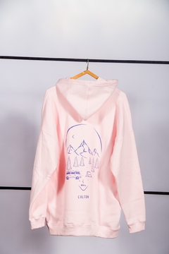 Hoodie Oversize Wildlife con Violeta - comprar online