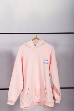 Hoodie Oversize Cozy Rosa