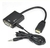 Conversor Adaptador Hdmi A Vga Cable Hdmi A Vga Pc 1080 Con Salida De Audio Incluida - comprar online