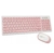 Kit Combo Teclado Y Mouse Inalambrico - Cbg-017n - Rosa