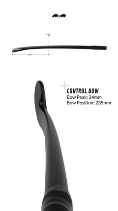 PALO HOCKEY TK 1.1 CONTROL BOW 95 CARBONO (123114) en internet