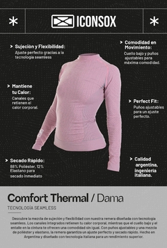 CAMISETA TERMICA WN XTREME THERMAL TECH (RX001) - Maza Deportes