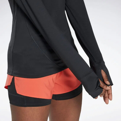 REMERA ML WN RUNNING 1/4 ZIP (HI6934) - Maza Deportes