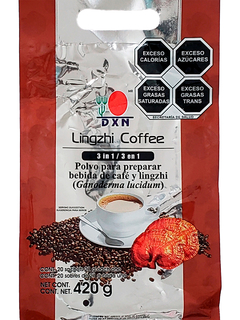 Café Instantaneo3 En 1 Dxn Lingzhi Coffee con Ganoderma Lucidum 1 paquete