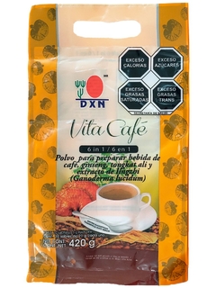 Vita Cafe 6 en 1 DXN Ginseng Tongkat Ali Extracto de Ganoderma