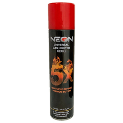 Gas Butano Neon 5X Para Rellenar Encendedores Recargables Tipo Soplete