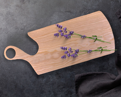 Imagen de Tabla Para Picar Y Servir Artesanal Madera Queso Charcutería